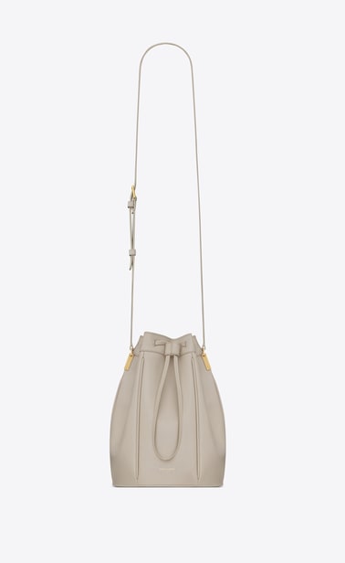 TALITHA medium bucket bag in smooth leather